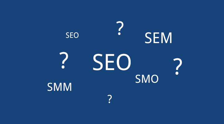 В мире веб-сайтов или блоггеров это не полный набор SEO, SEM, SMM и SMO