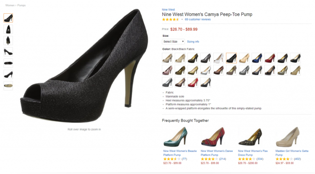 Допустим, я посмотрел страницу продаж для этого конкретного продукта